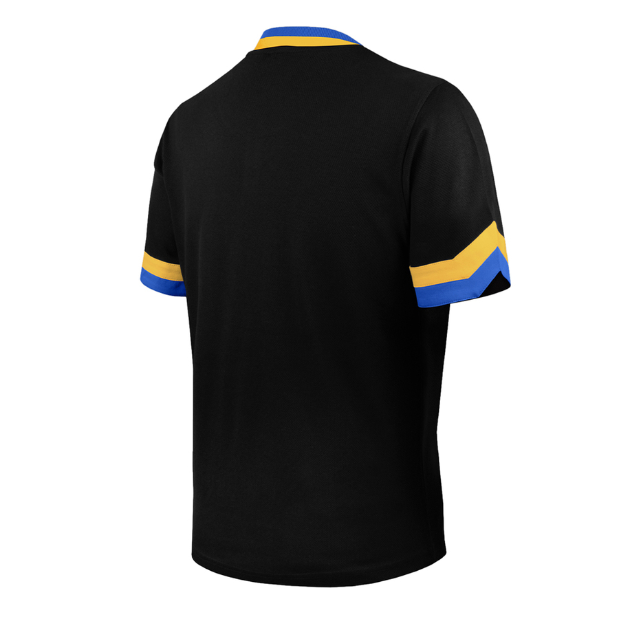 GOLDEN STATE WARRIORS BOMBER HENLEY T-SHIRT 'BLACK'