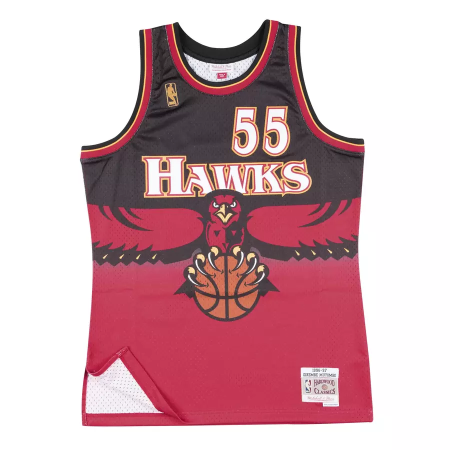 SWINGMAN JERSEY ATLANTA HAWKS 1996-97 DIKEMBE MUTOMBO 'RED'