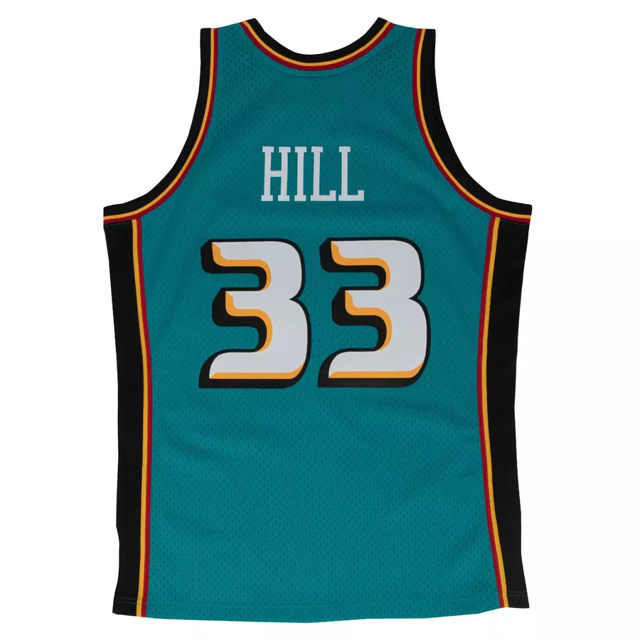 SWINGMAN JERSEY DETROIT PISTONS ROAD 1998-99 GRANT HILL 'GREEN'