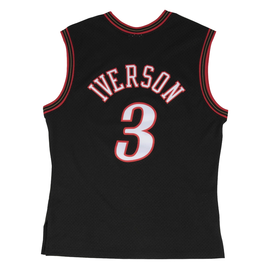 SWINGMAN JERSEY PHILADELPHIA 76ERS ROAD 2000-01 ALLEN IVERSON 'BLACK'