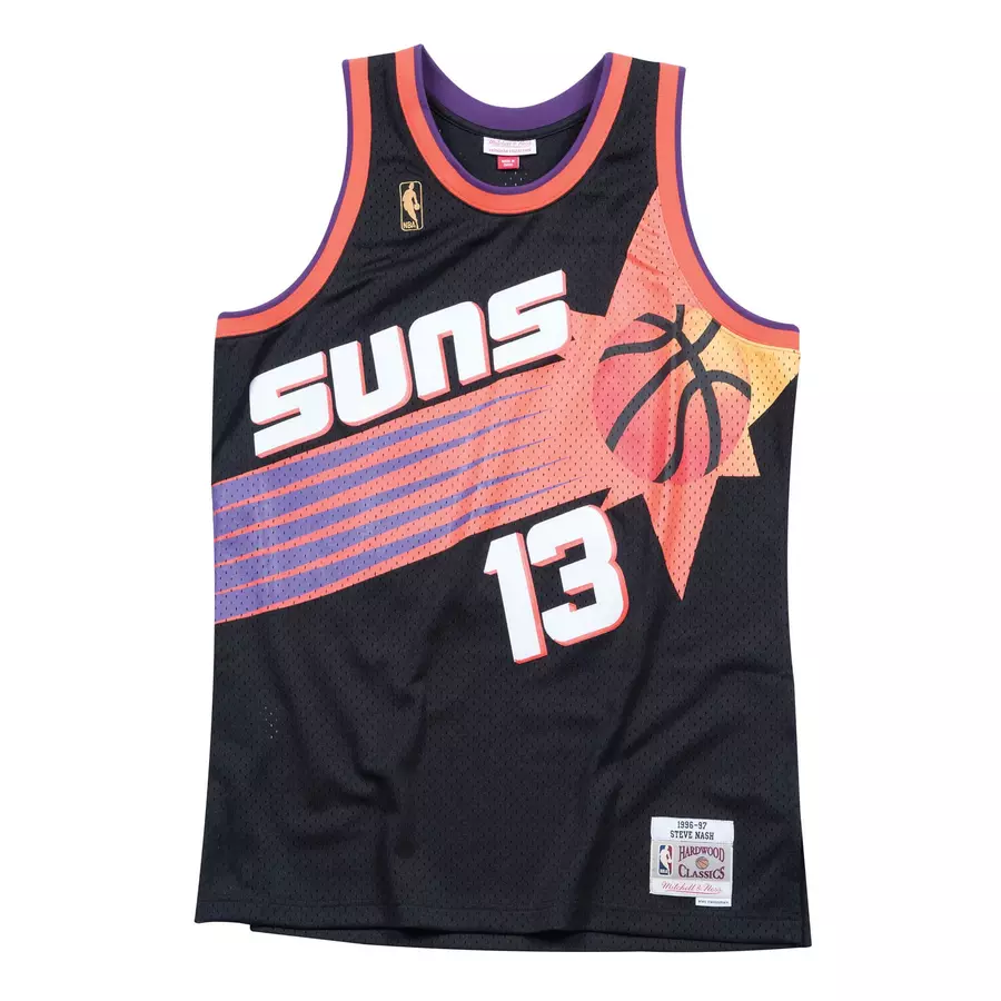 SWINGMAN JERSEY PHOENIX SUNS ALTERNATE 1996-97 STEVE NASH 'BLACK'