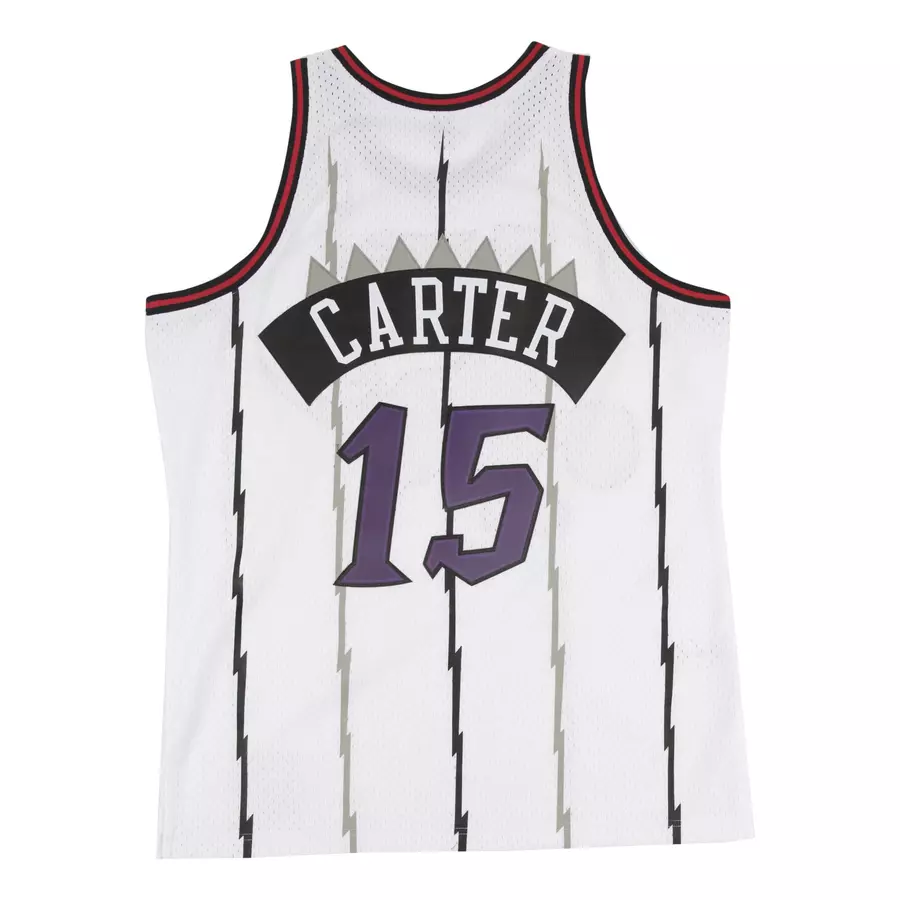 SWINGMAN JERSEY TORONTO RAPTORS HOME 1998-99 VINCE CARTER 'WHITE'