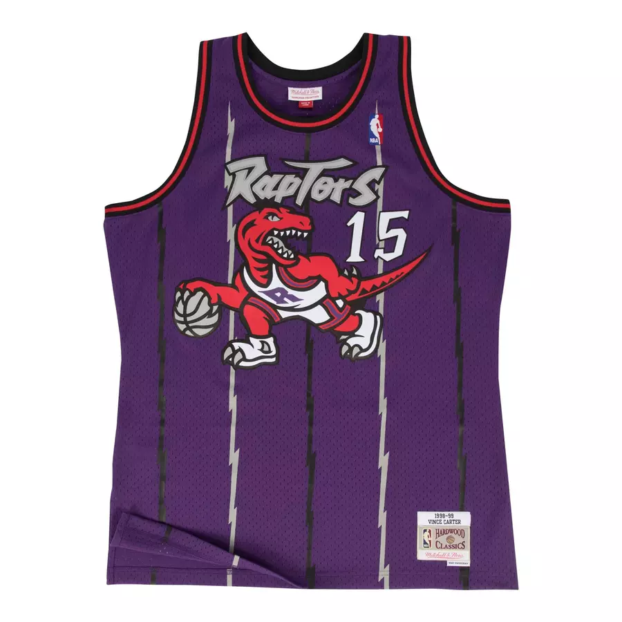 SWINGMAN JERSEY TORONTO RAPTORS ROAD 1998-99 VINCE CARTER 'PURPLE'