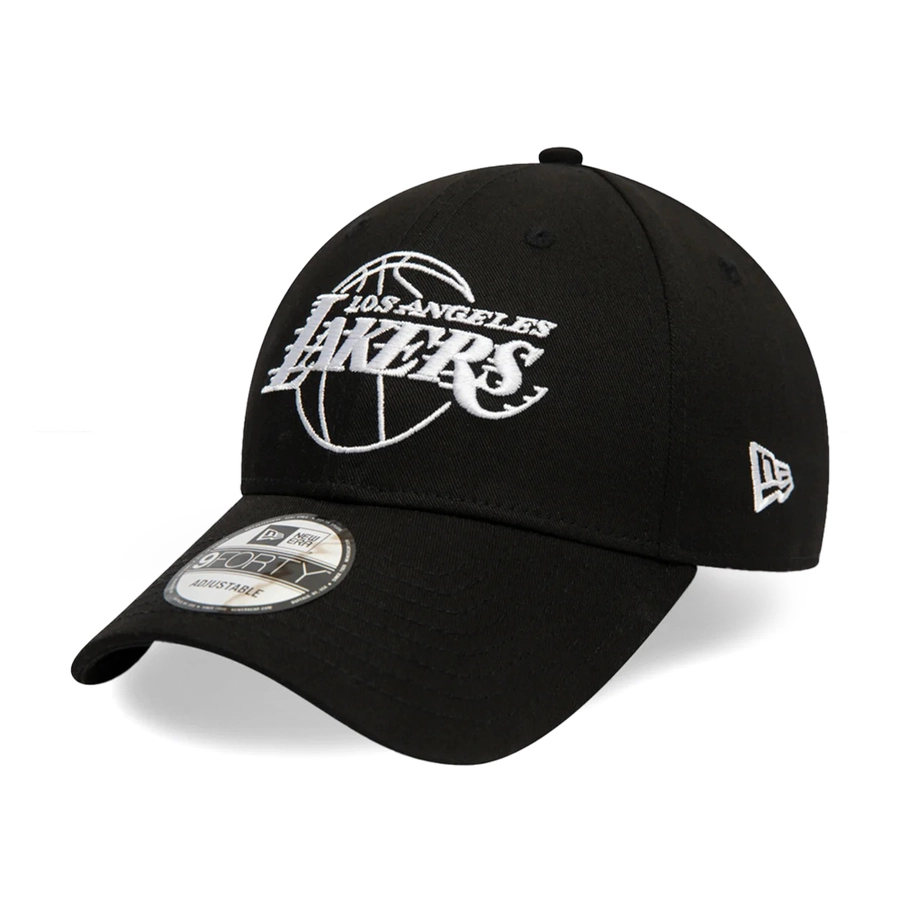 LA LAKERS ESSENTIAL OUTLINE 9FORTY CAP 'BLACK'