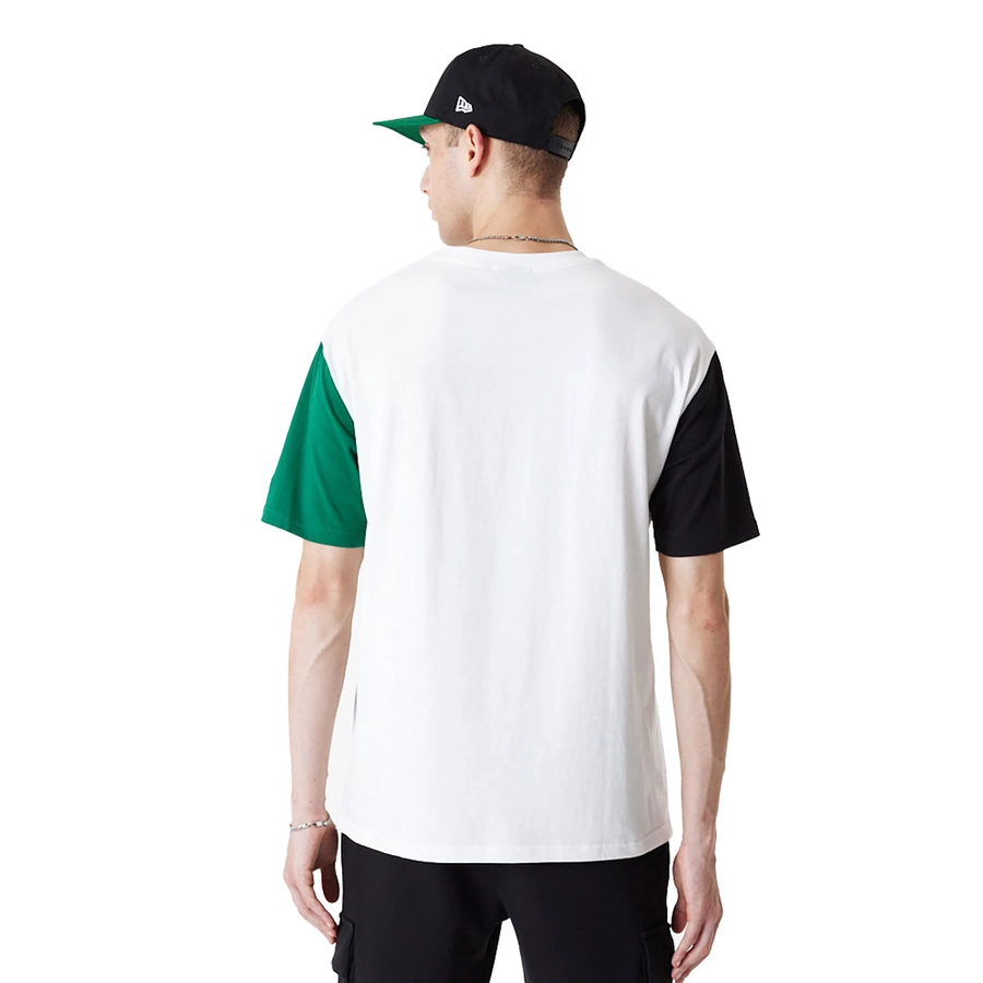 BOSTON CELTICS NBA CUT SEW OVERSIZED T-SHIRT 'WHITE'