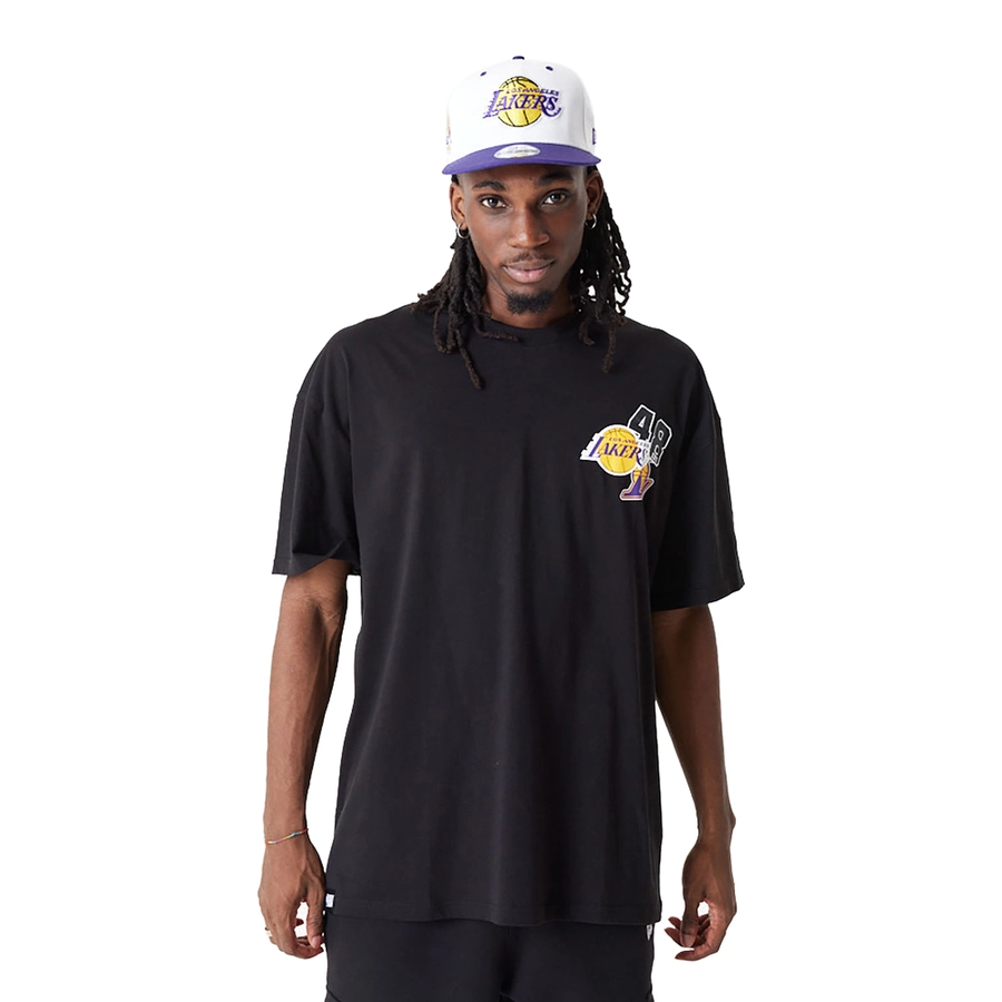 LOS ANGELES LAKERS NBA LIFESTYLE OVERSIZED T-SHIRT 'BLACK'