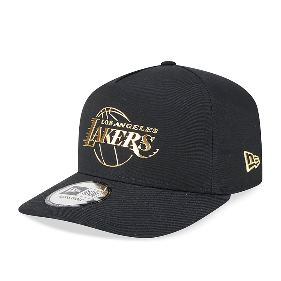 LOS ANGELES LAKERS FOIL PACK A-FRAME TRUCKER CAP 'BLACK'
