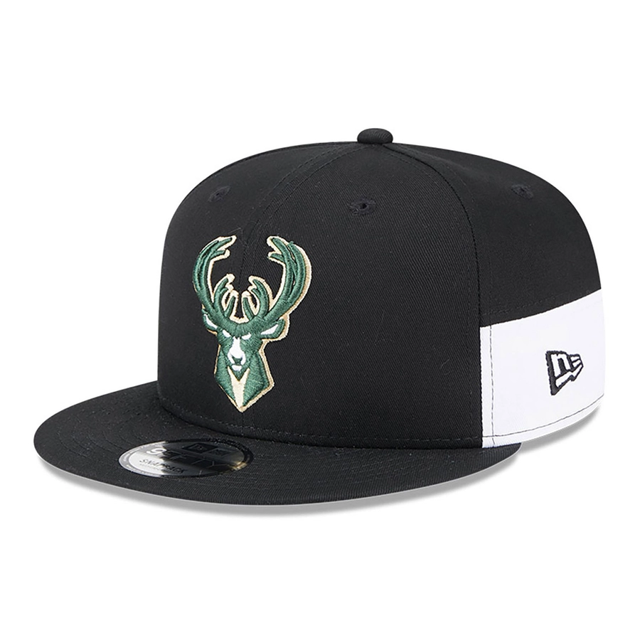 MILWAUKEE BUCKS MULTI PATCH 9FIFTY SNAPBACK CAP 'BLACK'