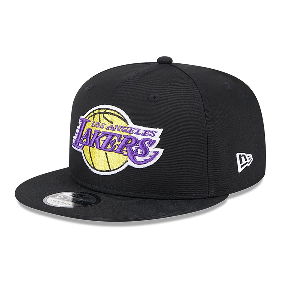LOS ANGELES LAKERS METALLIC ARCH 9FIFTY SNAPBACK CAP 'BLACK'