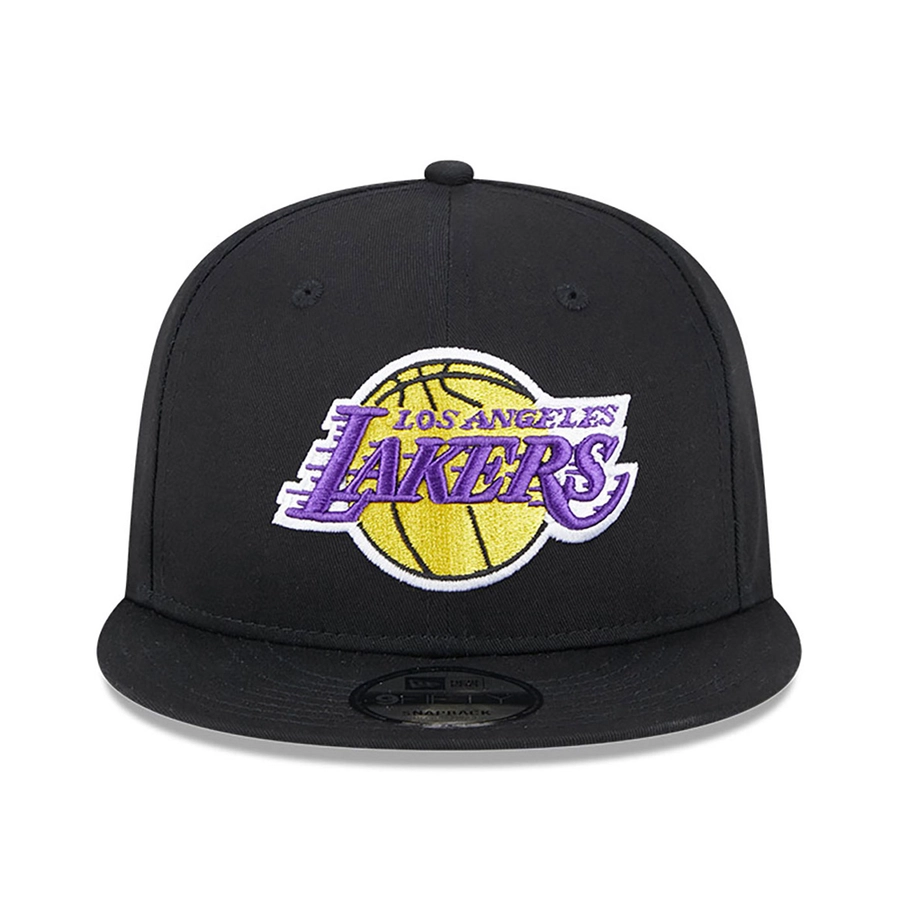 LOS ANGELES LAKERS METALLIC ARCH 9FIFTY SNAPBACK CAP 'BLACK'