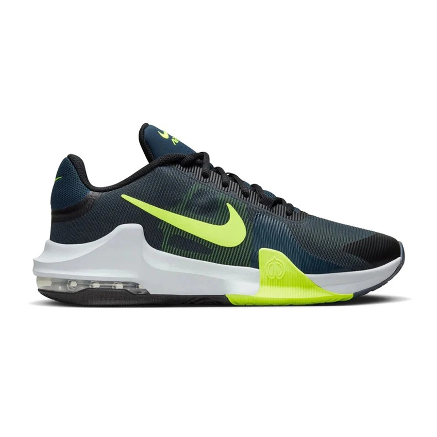NIKE AIR MAX IMPACT 4 BASKETBALL SHOES 'BLUE'