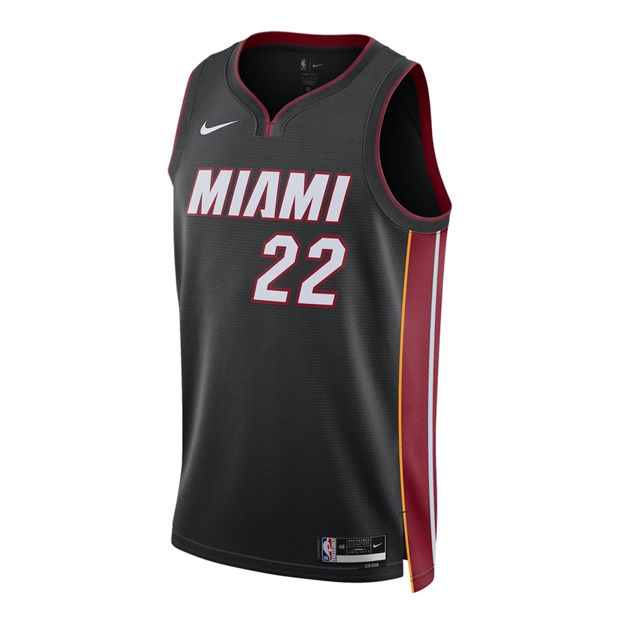 NIKE MIAMI HEAT JIMMY BUTLER DRI-FIT NBA SWINGMAN ICON EDITION 2022/23 JERSEY 'BLACK'