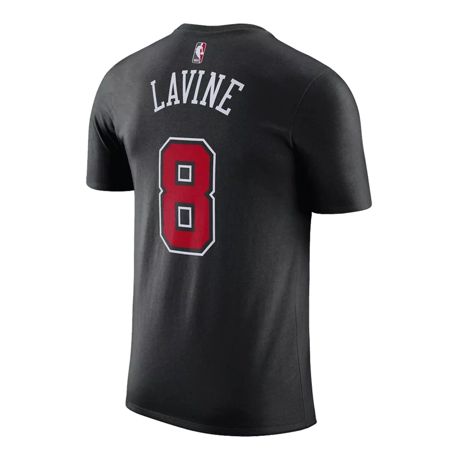 JORDAN CHICAGO BULLS ZACH LAVINE #8 STATEMENT EDITION 2022/23 T-SHIRT 'BLACK'