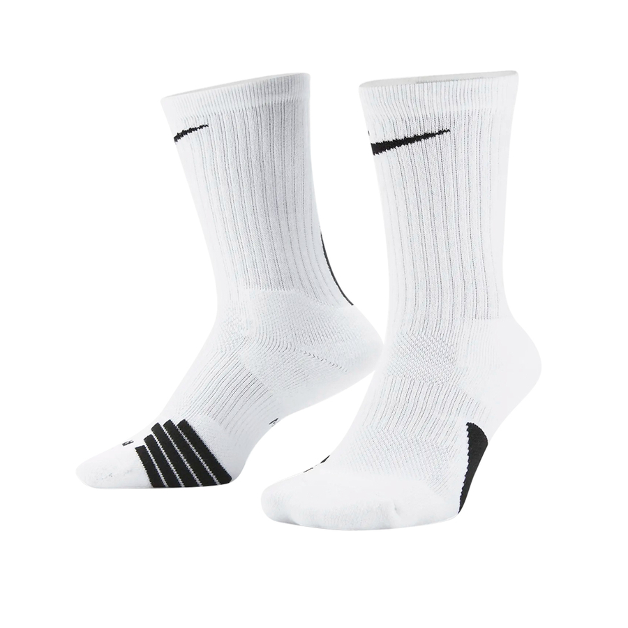 NIKE ELITE CREW BASKETBALL SOCKS 'WHITE'