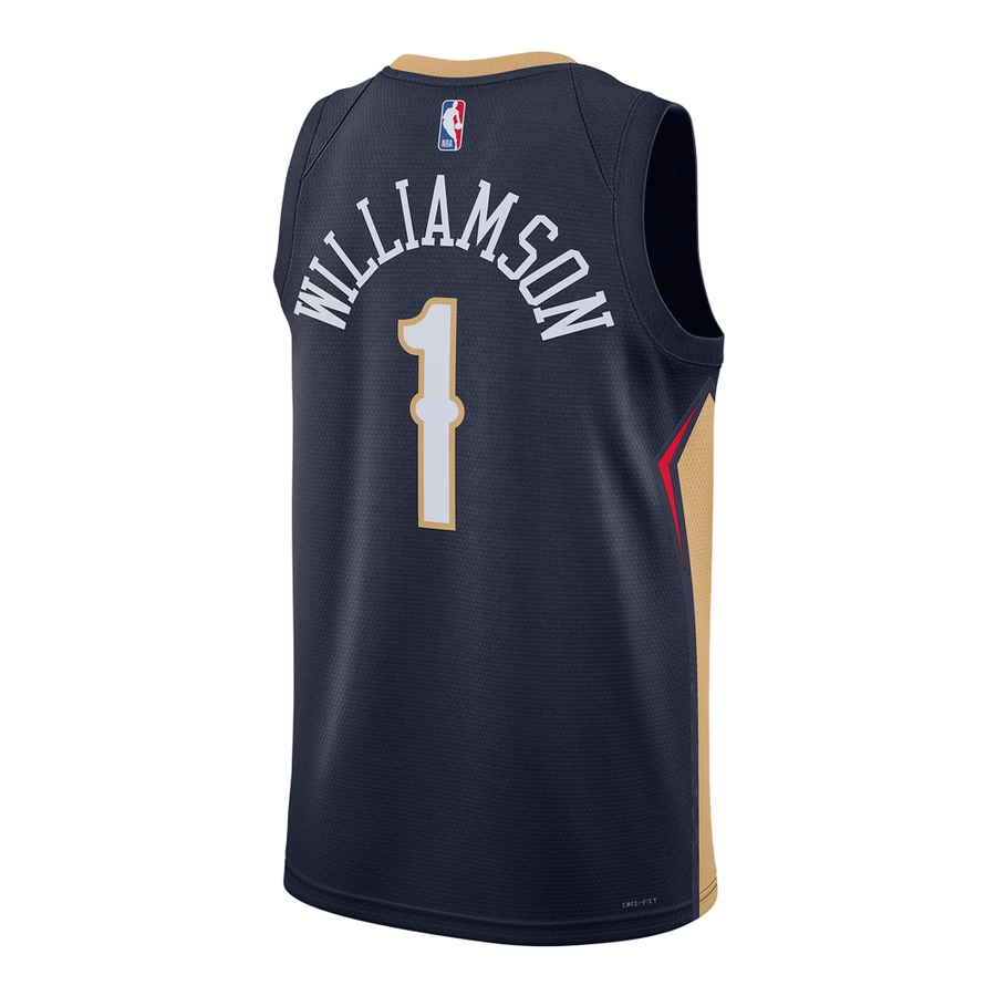 NIKE NEW ORLEANS PELICANS WILLIAMSON DRI-FIT NBA SWINGMAN ICON EDITION JERSEY 2022/23 'BLUE'