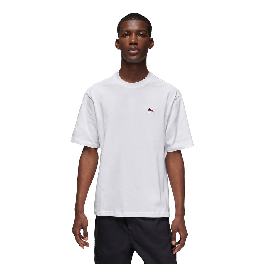 JORDAN BRAND SNEAKER PATCH SHORT SLEEVE T-SHIRT 'WHITE'