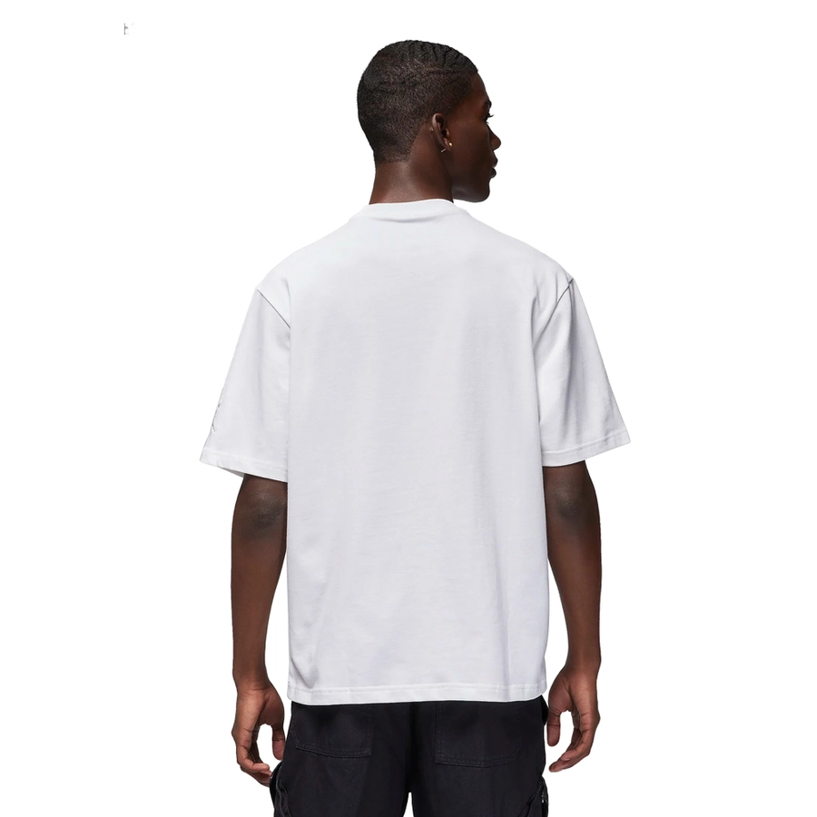 JORDAN BRAND SNEAKER PATCH SHORT SLEEVE T-SHIRT 'WHITE'