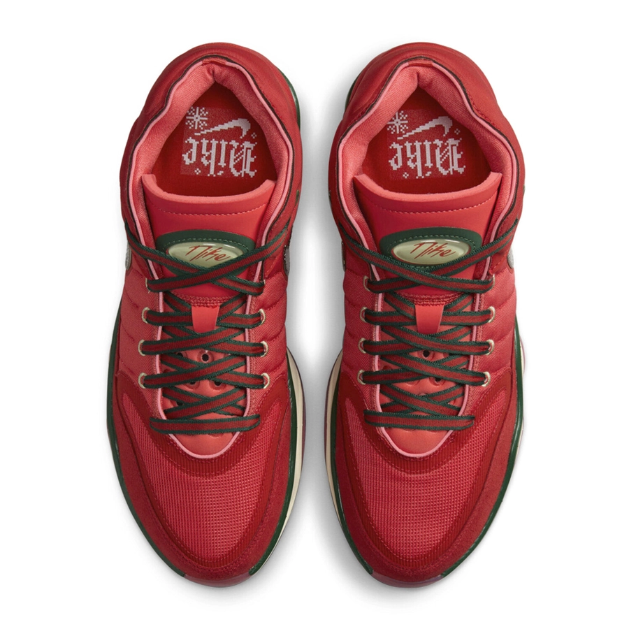 NIKE AIR ZOOM G.T. HUSTLE 2 EP BASKETBALL SHOES 'RED'