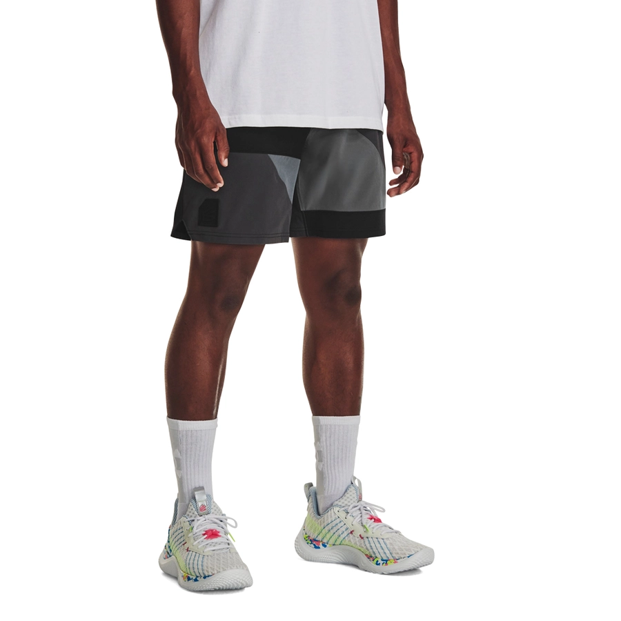 UA CURRY WOVEN 7" SHORTS 'BLACK'