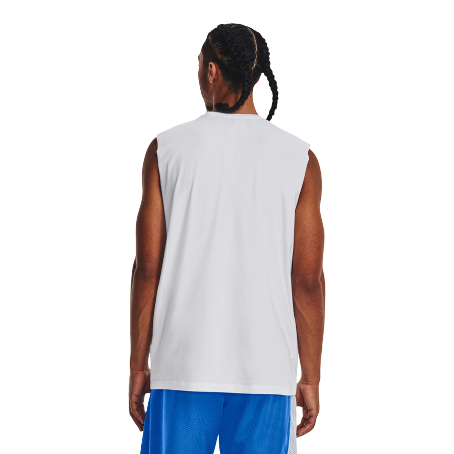 UA CURRY SLEEVELESS TEE 'WHITE'