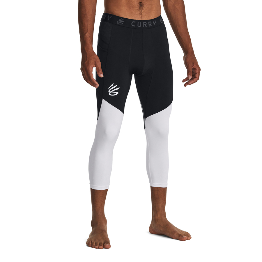 UA CURRY BRAND 3/4 LEGGINGS 'BLACK'