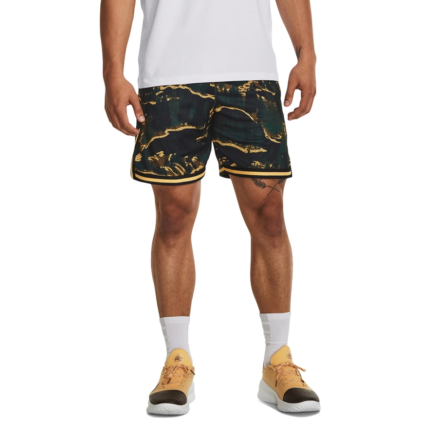 UA CURRY MESH SHORTS 'BLACK'
