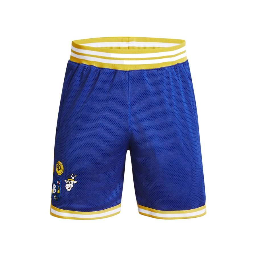 UA CURRY MESH SHORTS 'BLUE'