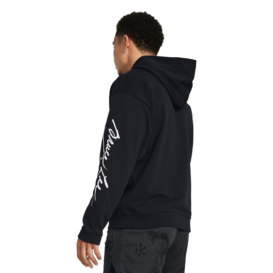 UA STEPH CURRY X BRUCE LEE FIRE HOODIE 'BLACK'