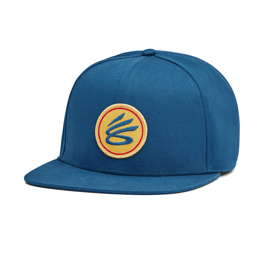 UA CURRY FLAT BRIM SNAPBACK CAP 'BLUE'