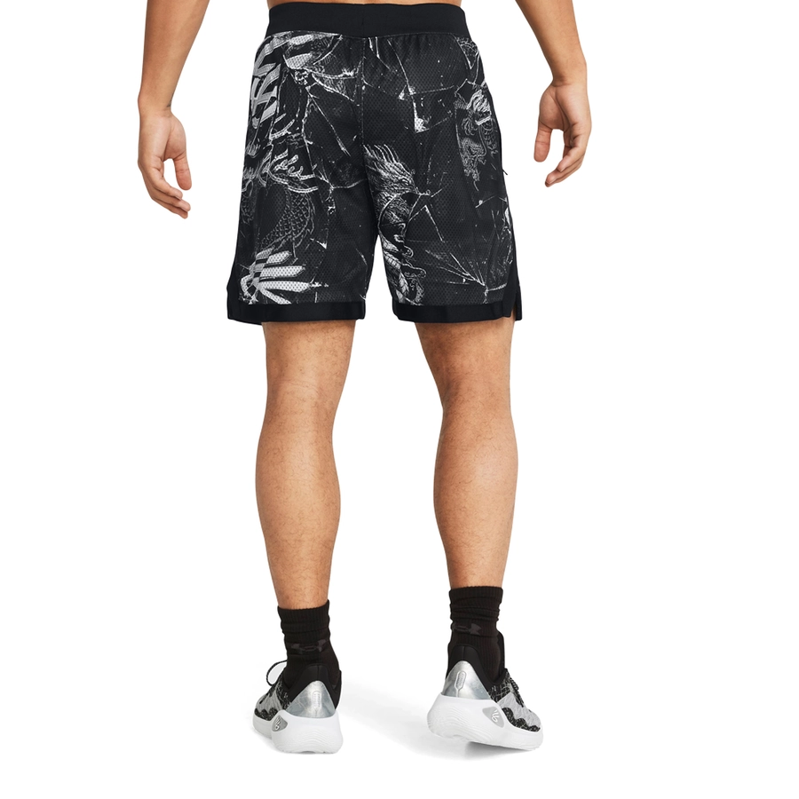 UA STEPH CURRY X BRUCE LEE FUTURE DRAGON MESH SHORTS 'BLACK'