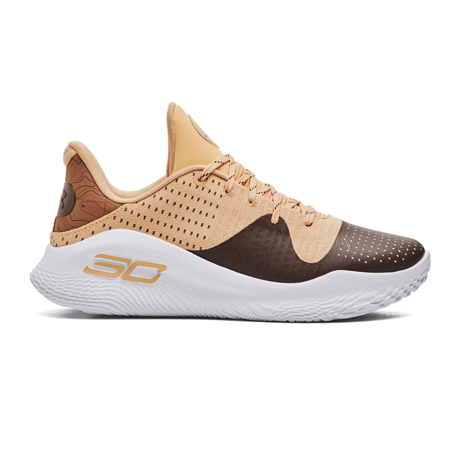 UA CURRY 4 LOW FLOTRO CURRY CAMP BASKETBALL SHOES 'BEIGE'