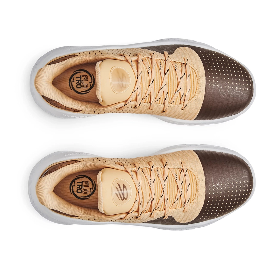 UA CURRY 4 LOW FLOTRO CURRY CAMP BASKETBALL SHOES 'BEIGE'