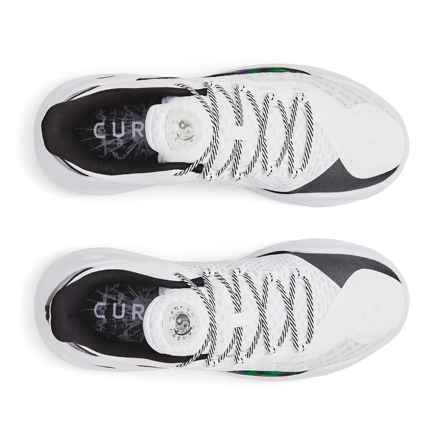 UA CURRY 11 BRUCE LEE WIND BASKETBALL SHOES 'WHITE'