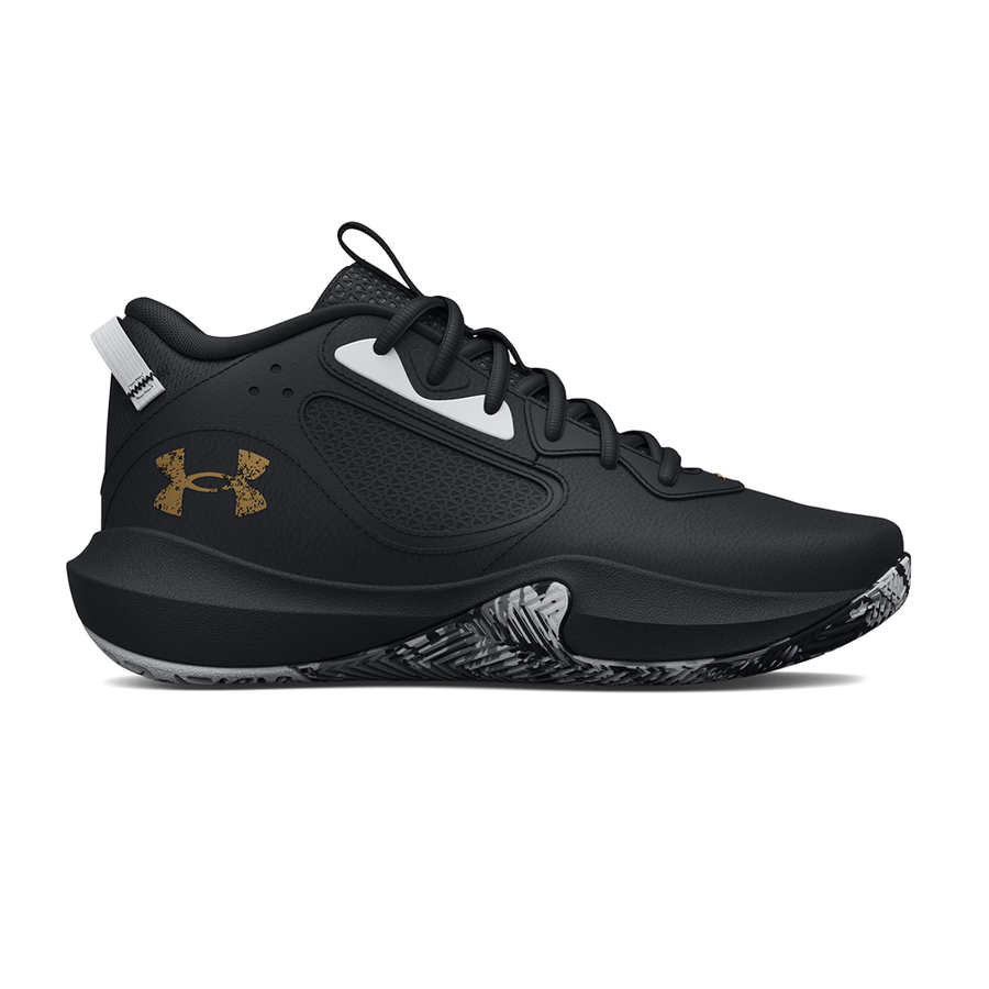 UA LOCKDOWN 6 BASKETBALL SHOES 'BLACK'