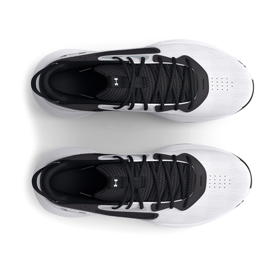 UA LOCKDOWN 6 BASKETBALL SHOES 'WHITE'