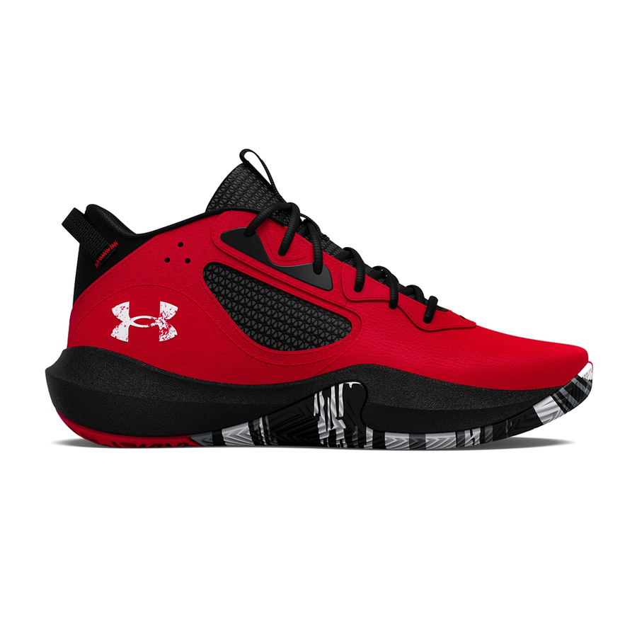 UA LOCKDOWN 6 BASKETBALL SHOES 'RED'