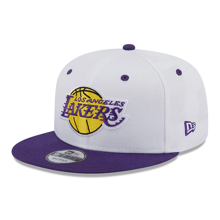 LOS ANGELES LAKERS WHITE CROWN PATCH 9FIFTY SNAPBACK CAP 'WHITE'