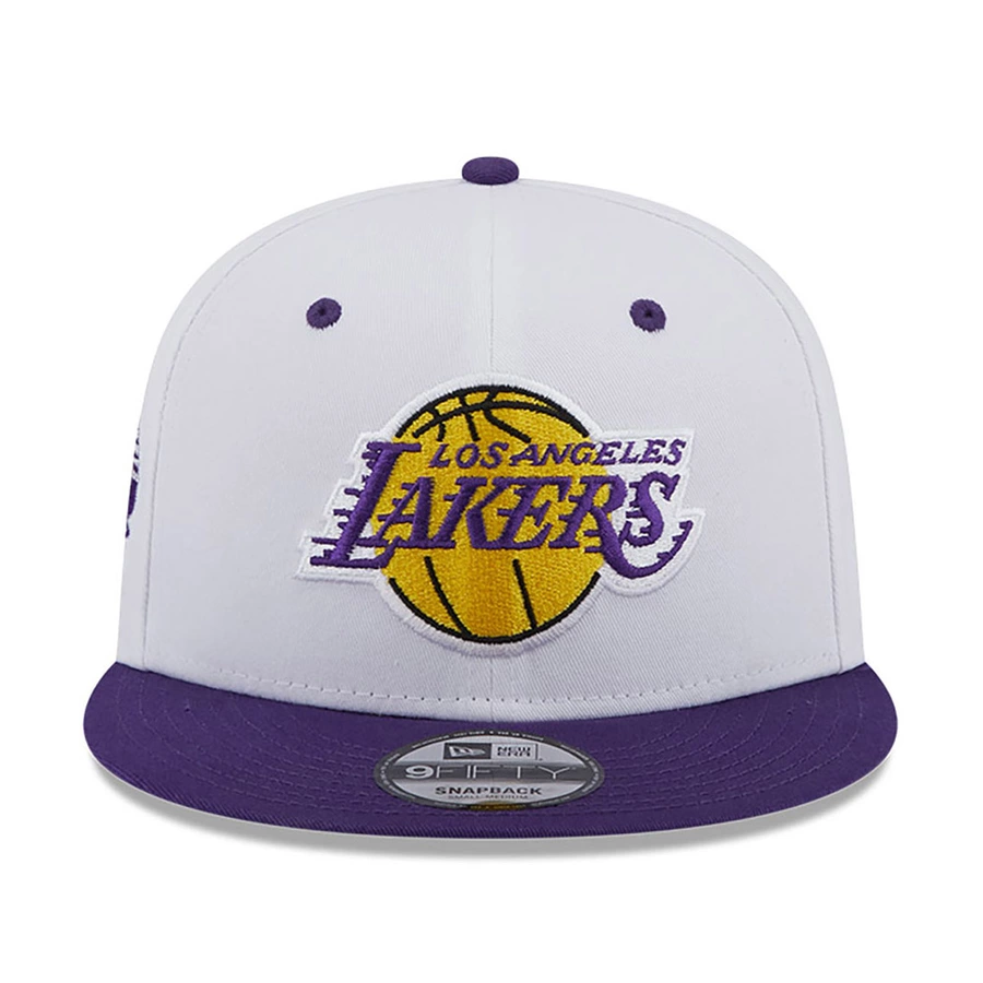 LOS ANGELES LAKERS WHITE CROWN PATCH 9FIFTY SNAPBACK CAP 'WHITE'