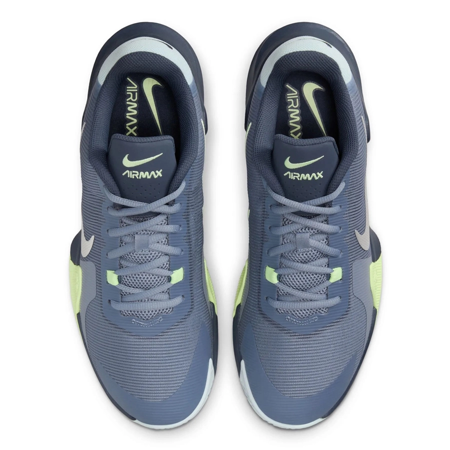 NIKE AIR MAX IMPACT 4 BASKETBALL SHOES 'BARELY VOLT-THUNDER BLUE'