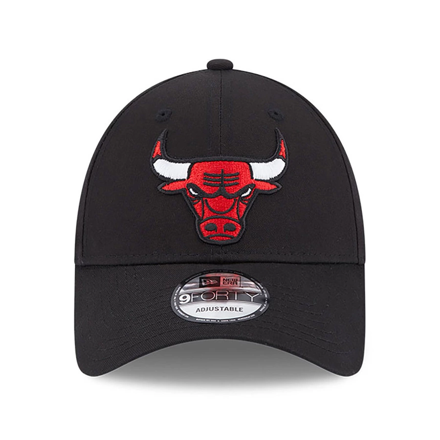CHICAGO BULLS TEAM SIDE PATCH 9FORTY ADJUSTABLE CAP 'BLACK'
