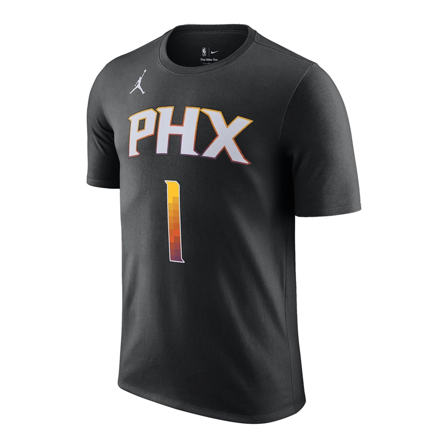 JORDAN DEVIN BOOKER PHOENIX SUNS ESSENTIAL STATEMENT EDITION NBA T-SHIRT 'BLACK'