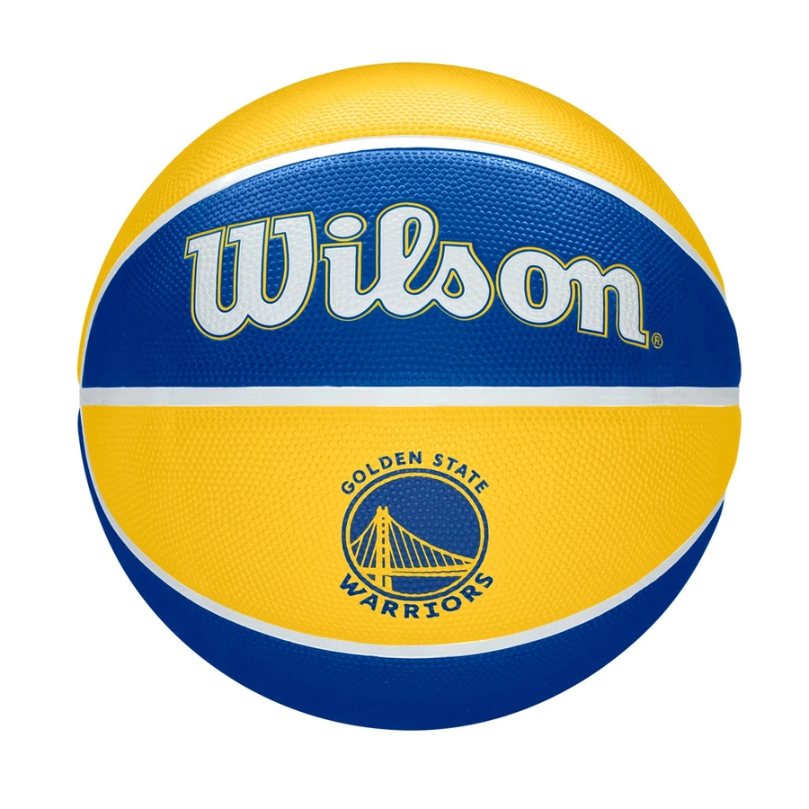 NBA TEAM TRIBUTE OUTDOOR BASKETBALL GOLDEN STATE WARRIORS 'BLUE/YELLOW'