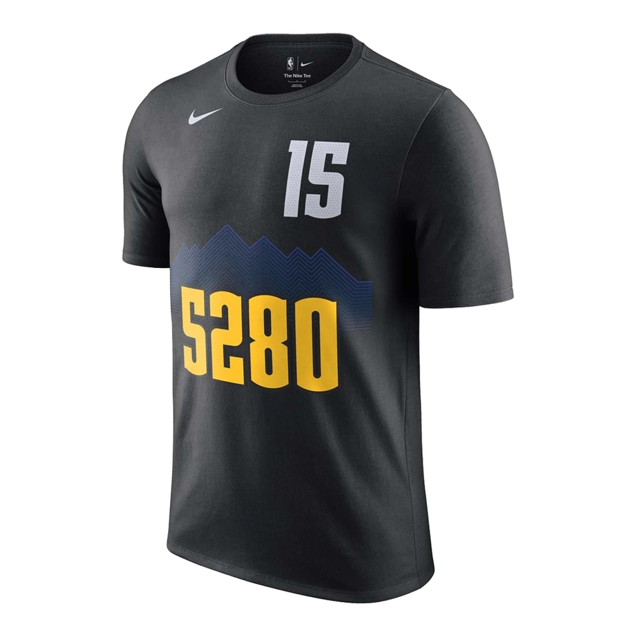 NIKE DENVER NUGGETS NIKOLA JOKIC #15 CITY EDITION NBA T-SHIRT 'BLACK'