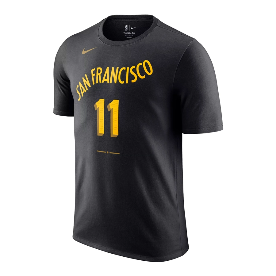 NIKE GOLDEN STATE WARRIORS KLAY THOMPSON #11 CITY EDITION NBA T-SHIRT 'BLACK'