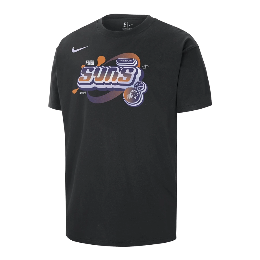 NIKE PHOENIX SUNS COURTSIDE NBA MAX90 T-SHIRT 'BLACK'