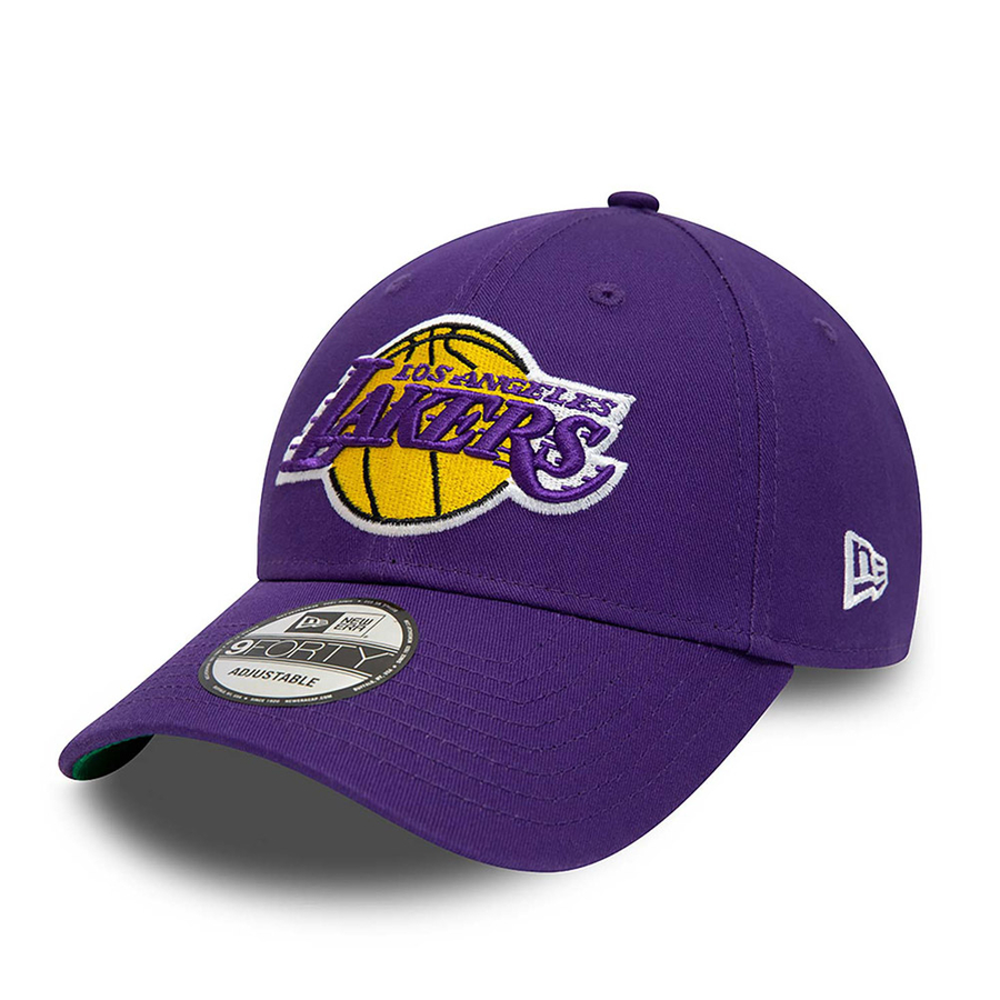 LOS ANGELES LAKERS TEAM SIDE PATCH 9FORTY ADJUSTABLE CAP 'PURPLE'
