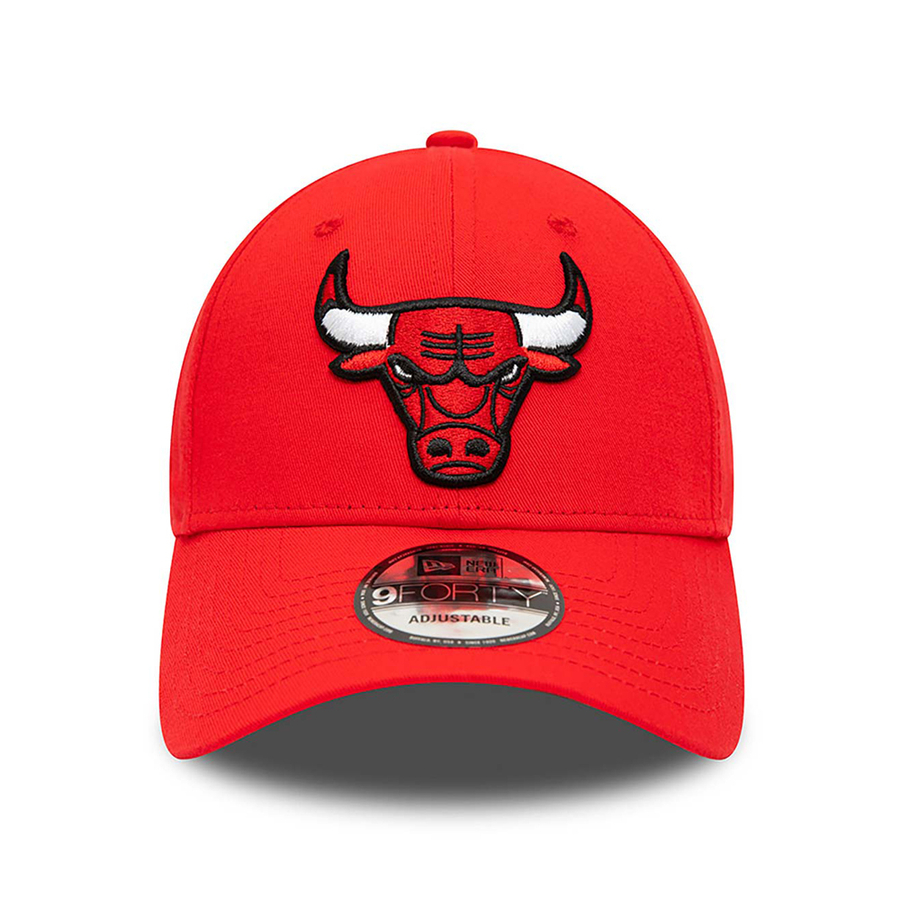 CHICAGO BULLS TEAM SIDE PATCH 9FORTY ADJUSTABLE CAP 'RED'