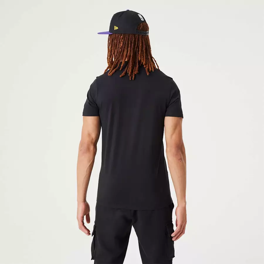 LOS ANGELES LAKERS NBA INFILL GRAPHIC T-SHIRT 'BLACK'