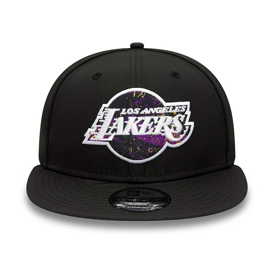LOS ANGELES LAKERS PRINT INFILL BLACK 9FIFTY SNAPBACK CAP 'BLACK'